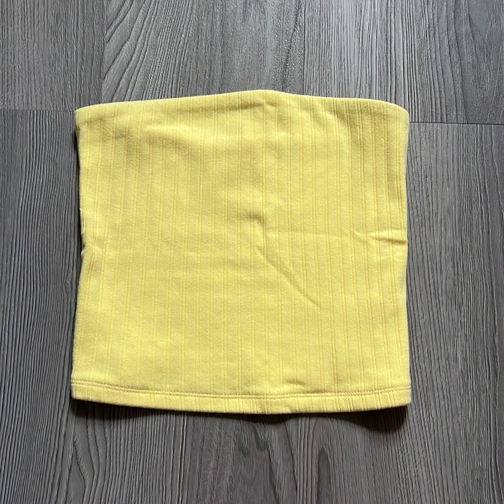 yellow tube top